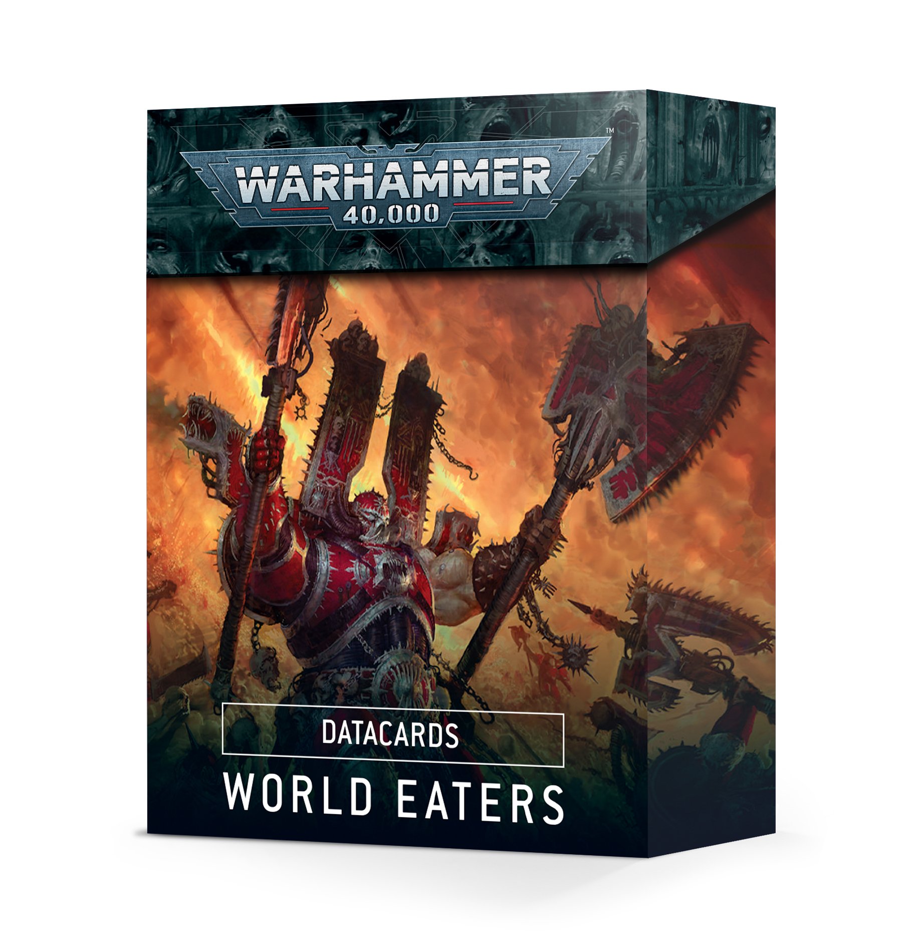 data cards world eaters box