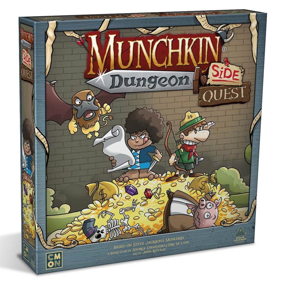 Munchkin Dungeon Side Quest Front of Box