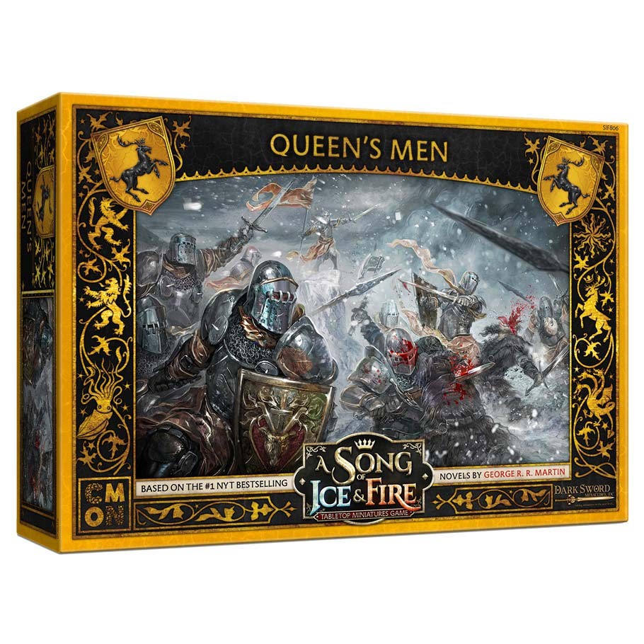 Queen's Men Front of Box