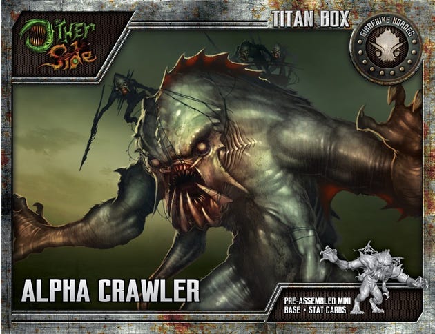Alpha Crawler Front of Box