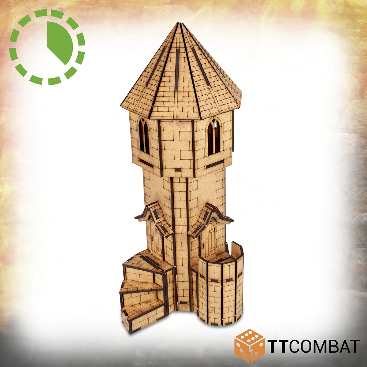wizard's tower built terrain