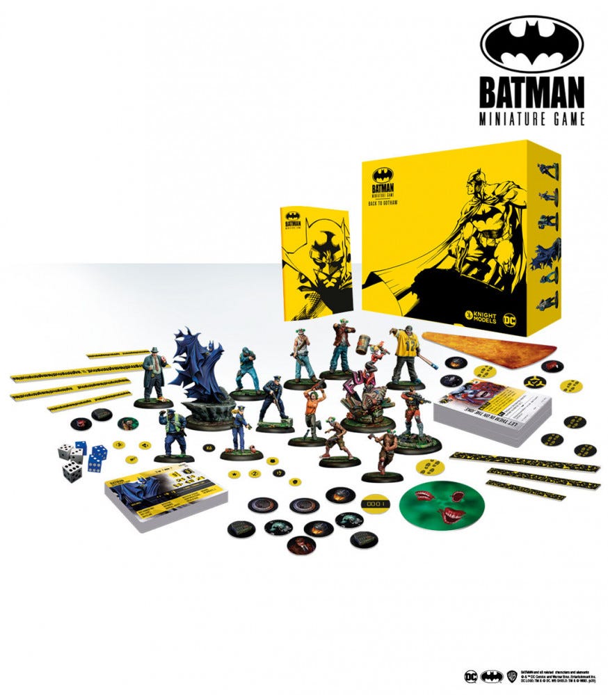 Contents of back to gotham player box