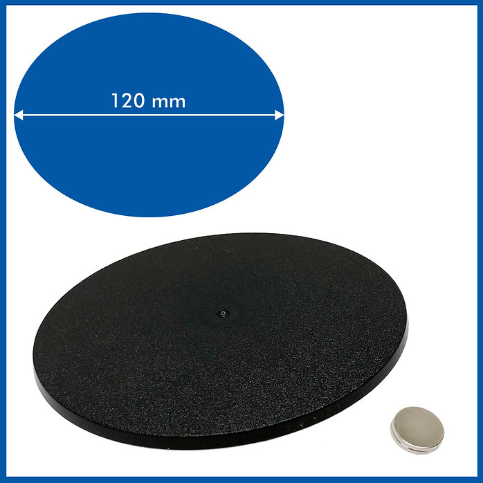 120mm oval with 2 magnets