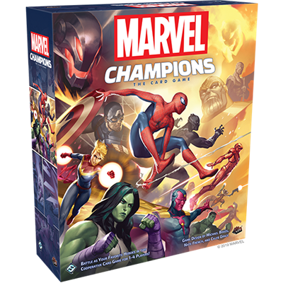 marvel champions front of box