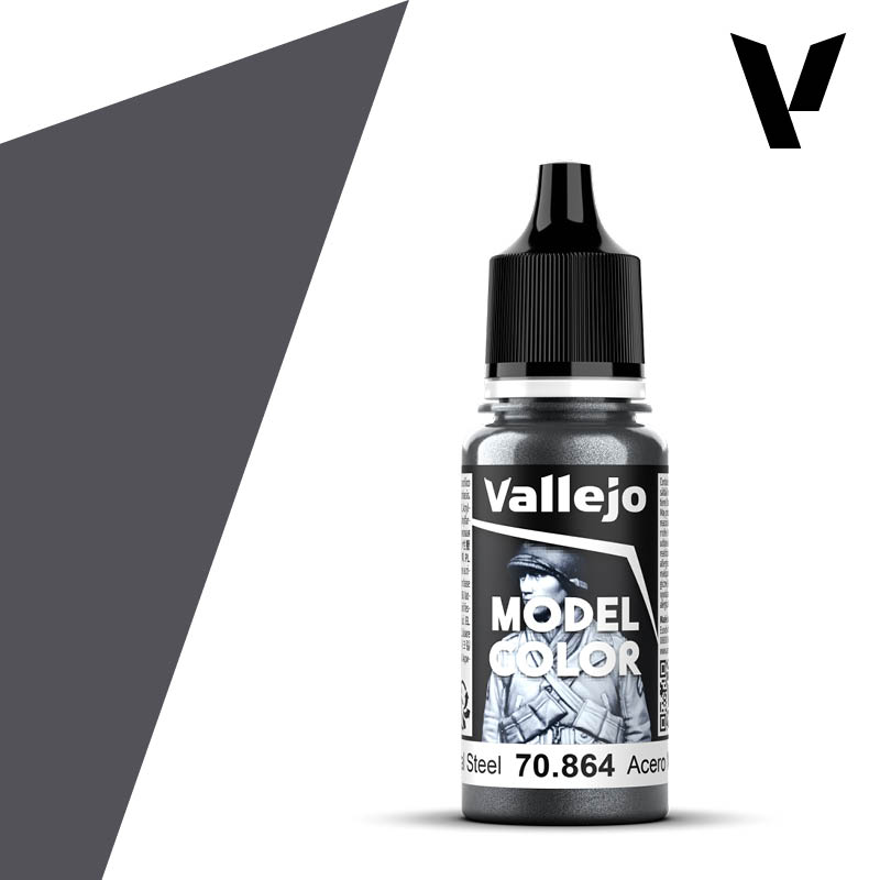 18 milliliter bottle of natural steel paint