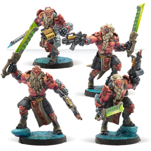witch soldiers painted models