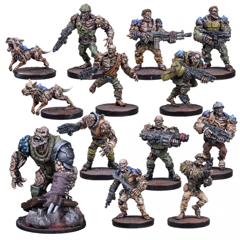 plague infection painted models