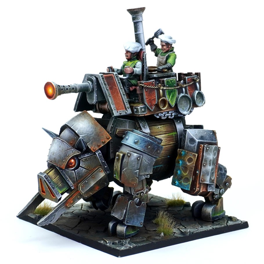 iron beast painted model