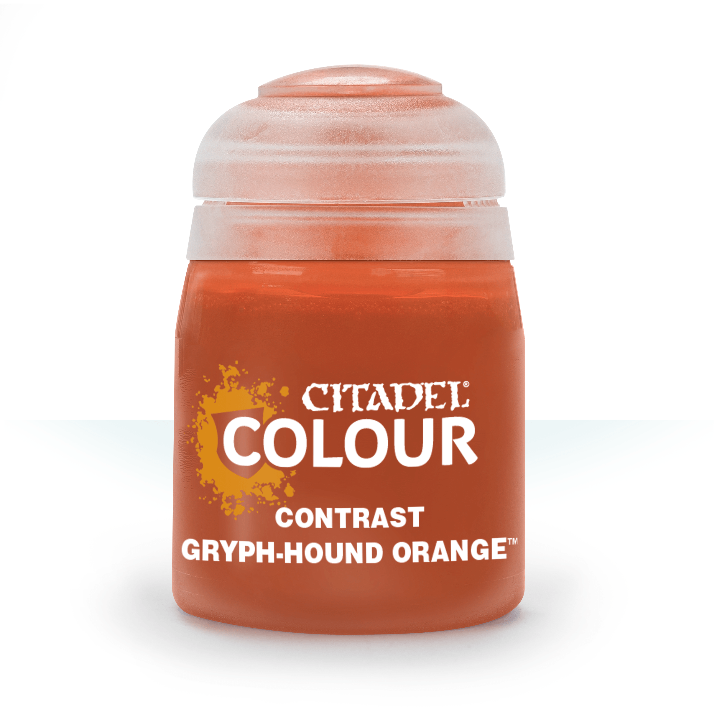 gryph hound orange paint pot