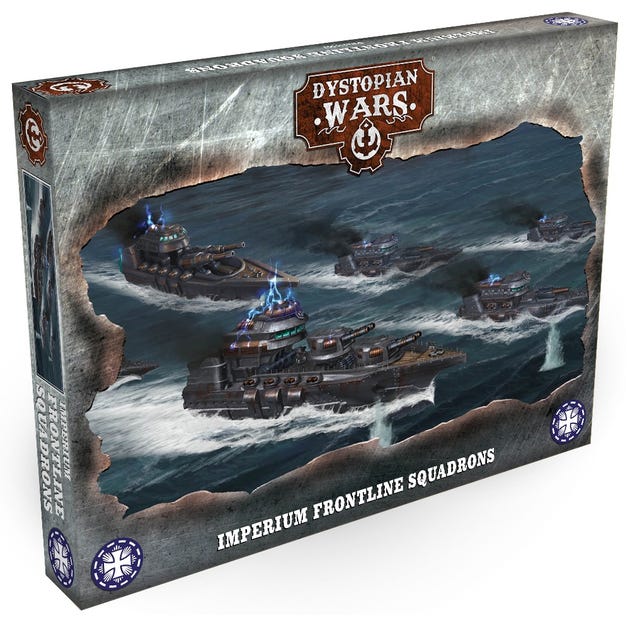 Front of box of imperium frontline squadrons