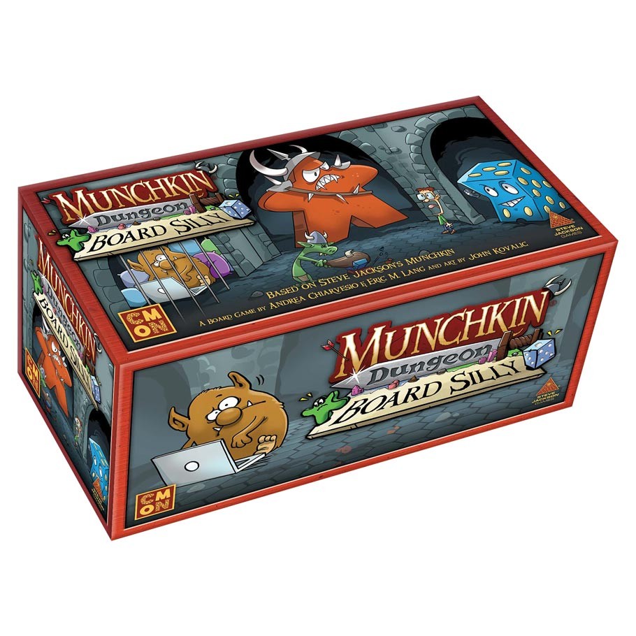 Munchkin Dungeon Board Silly Front of Box