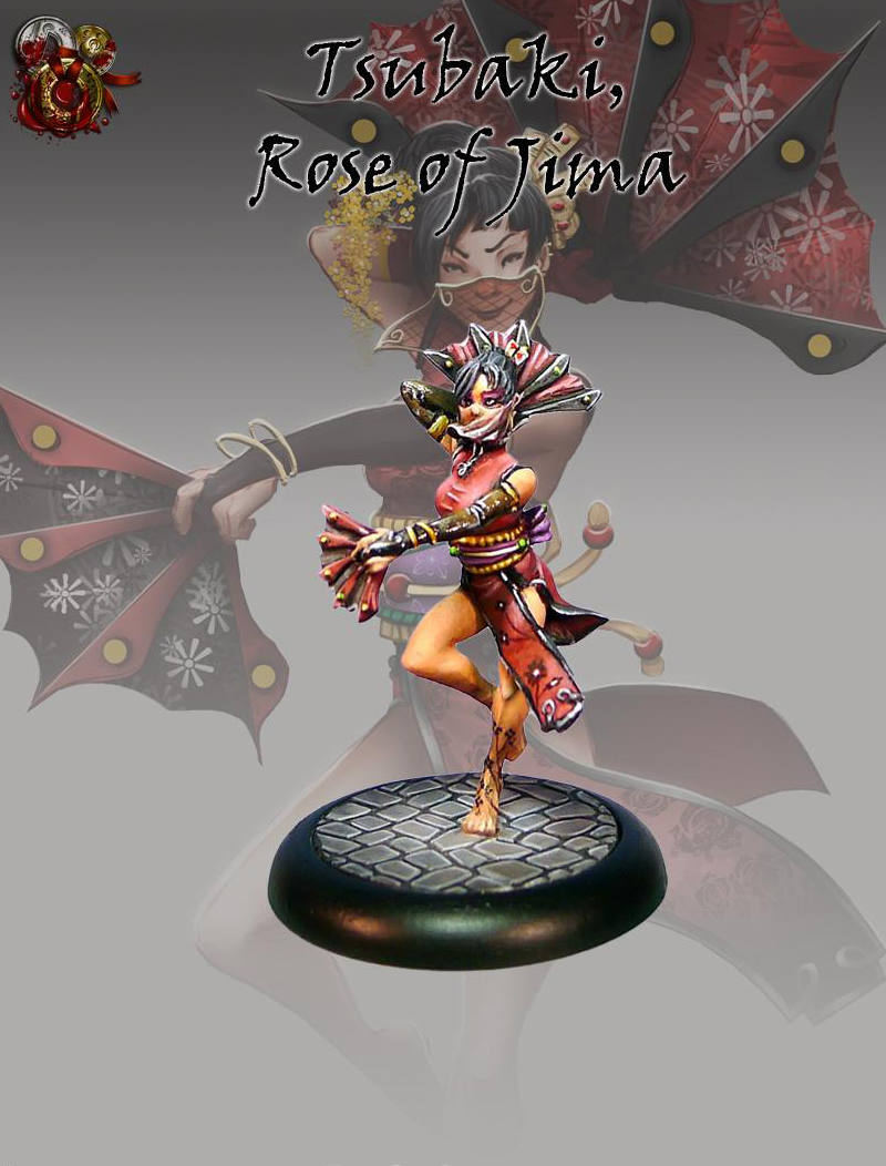 tsubaki painted model