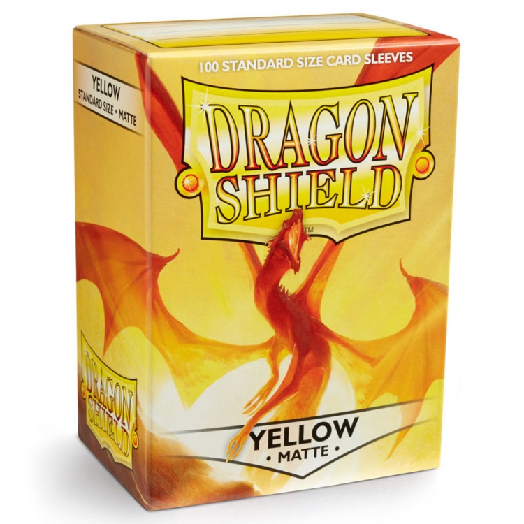 dragon shield yellow sleeves