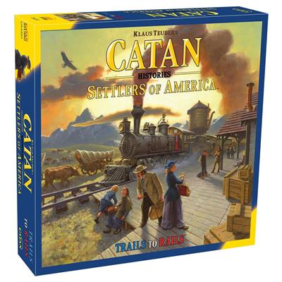 settlers of america front of box