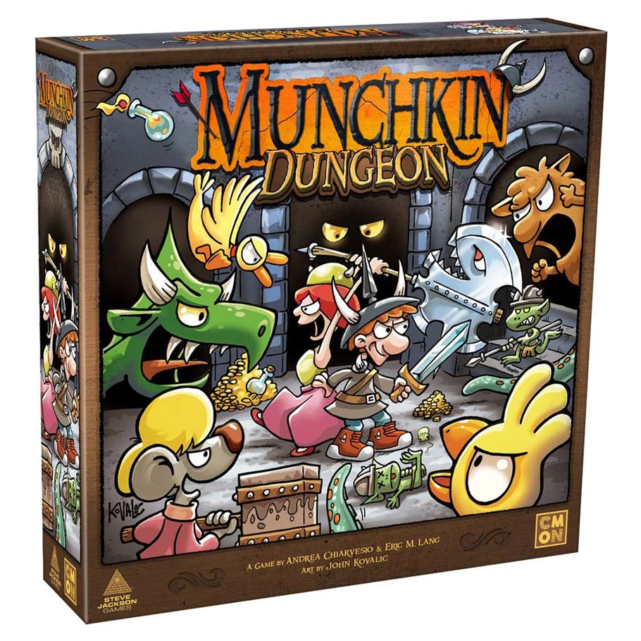 Munchkin Dungeon Front of Box