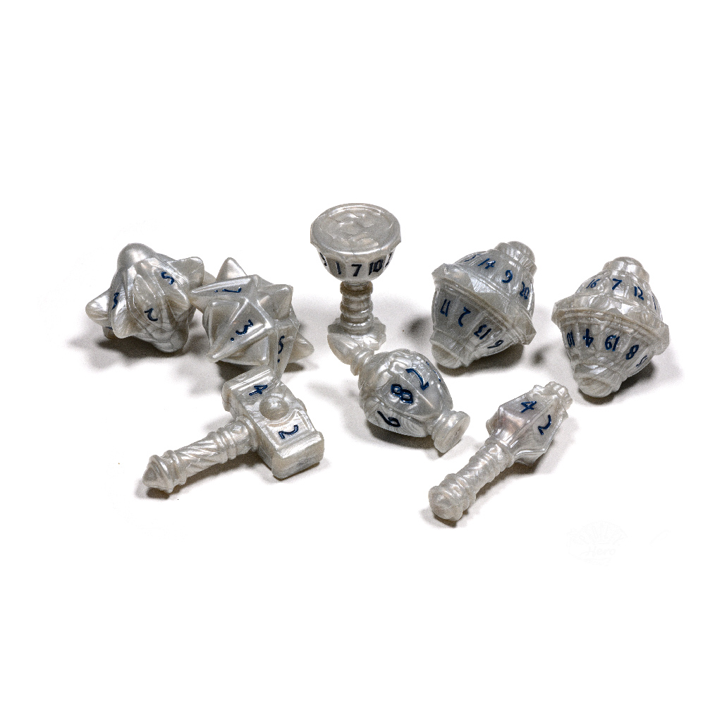 silver cleric dice