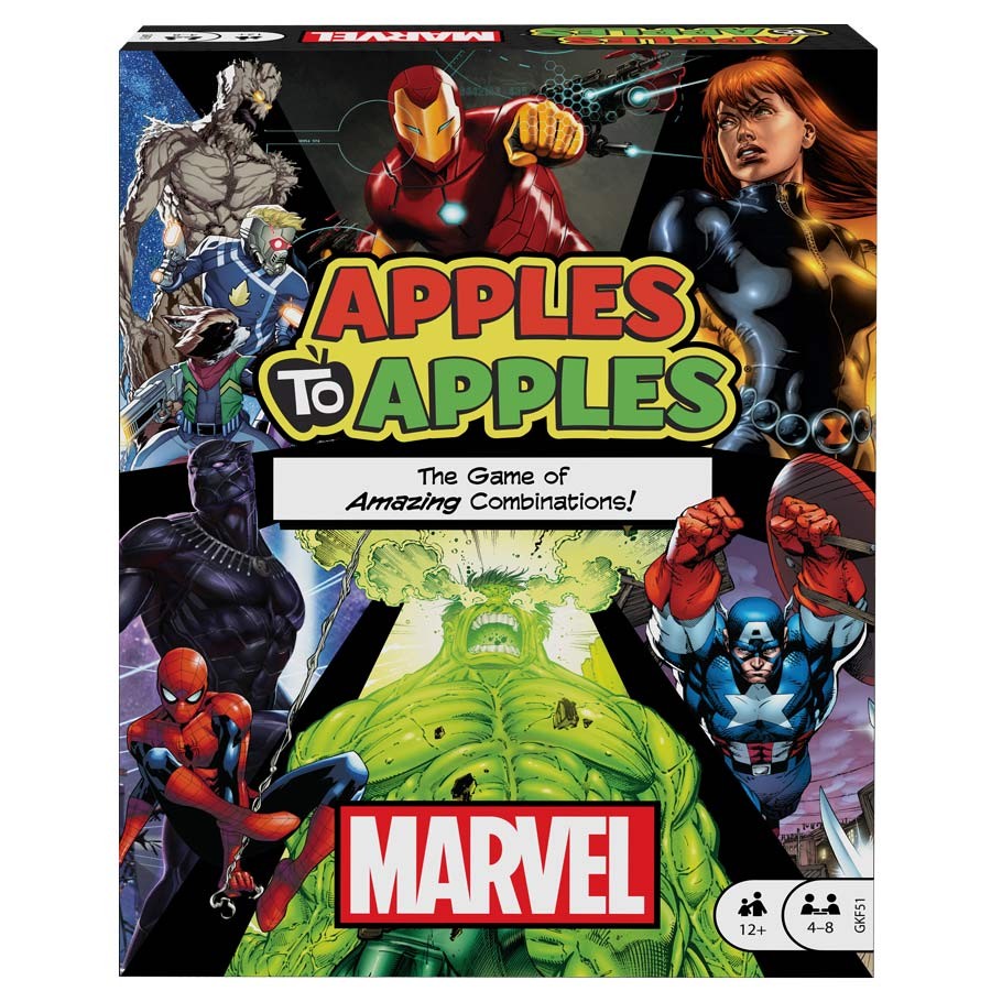 Marvel Apples to Apples Front of Box