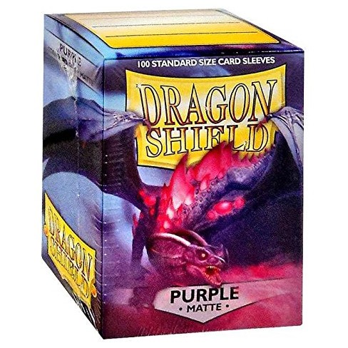 dragon sheild purple sleeves box