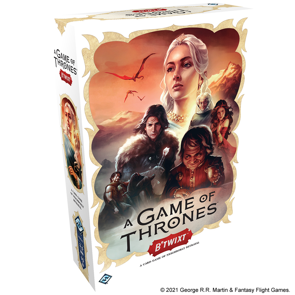 game of thrones betwixt front of box