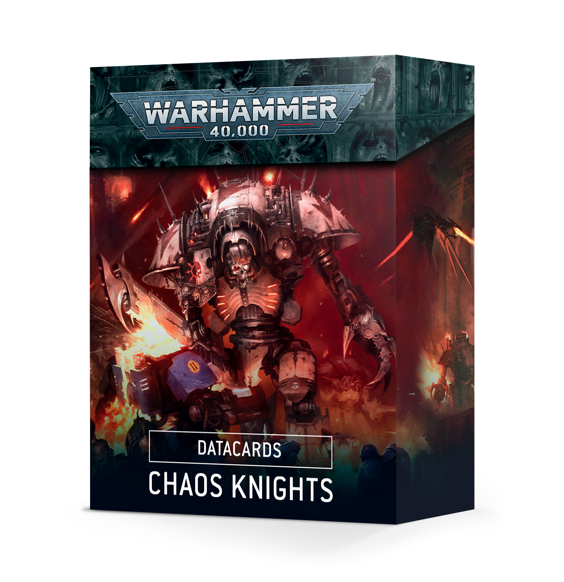chaos knights data cards box