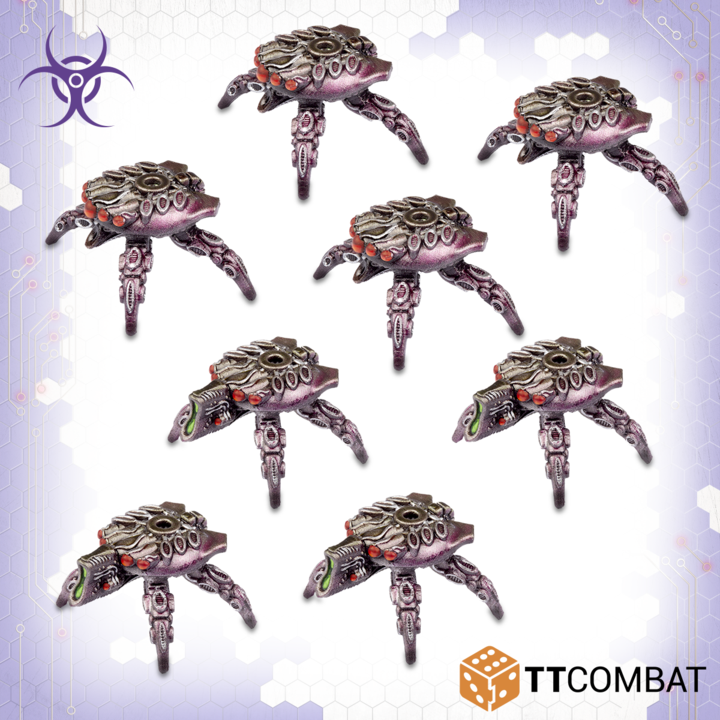 Models of prowler spider drones
