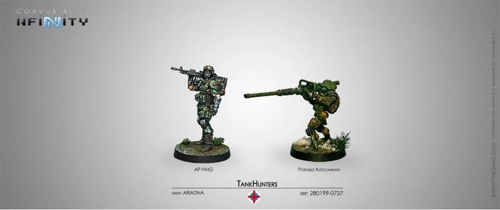 tank hunters painted models