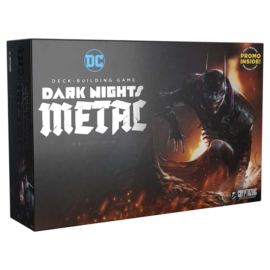 dark nights metal front of box