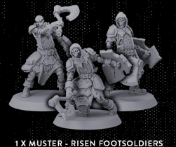 risen foot soldiers models