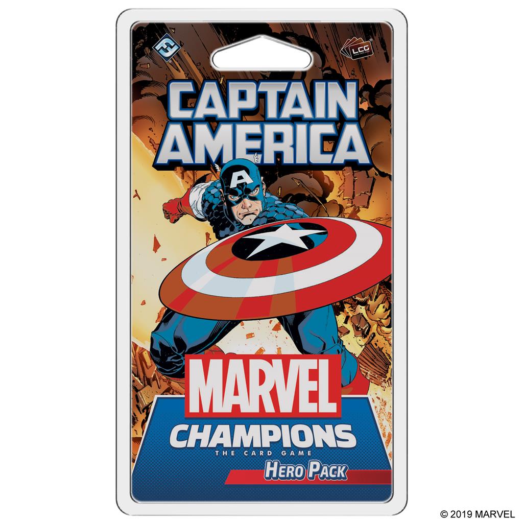 captain america front of pack