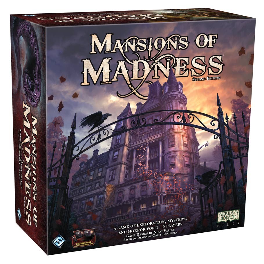 mansions of madness front of box