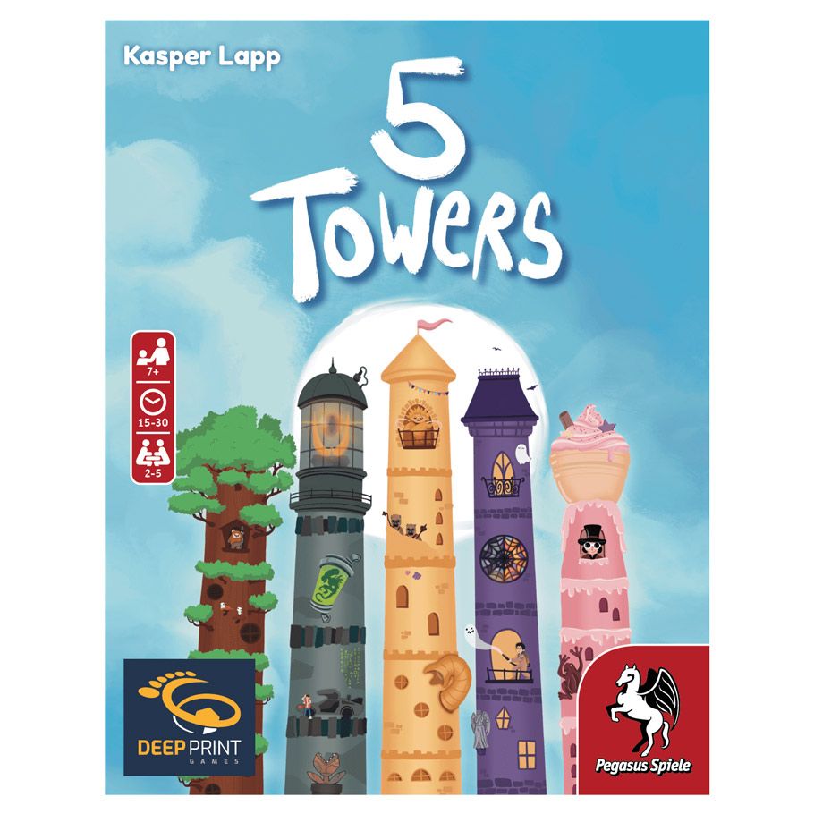 5 towers box art