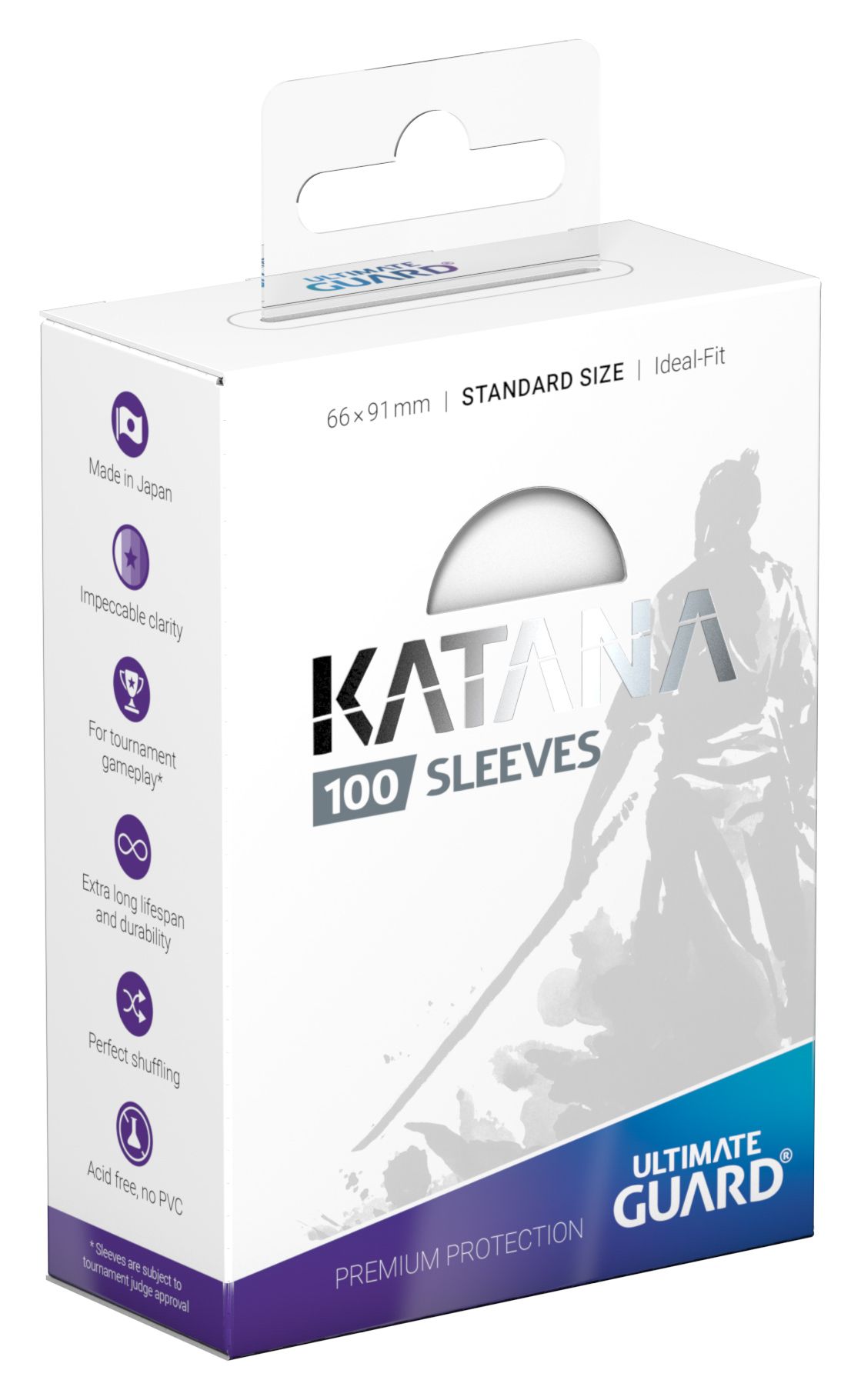 katana white sleeves box