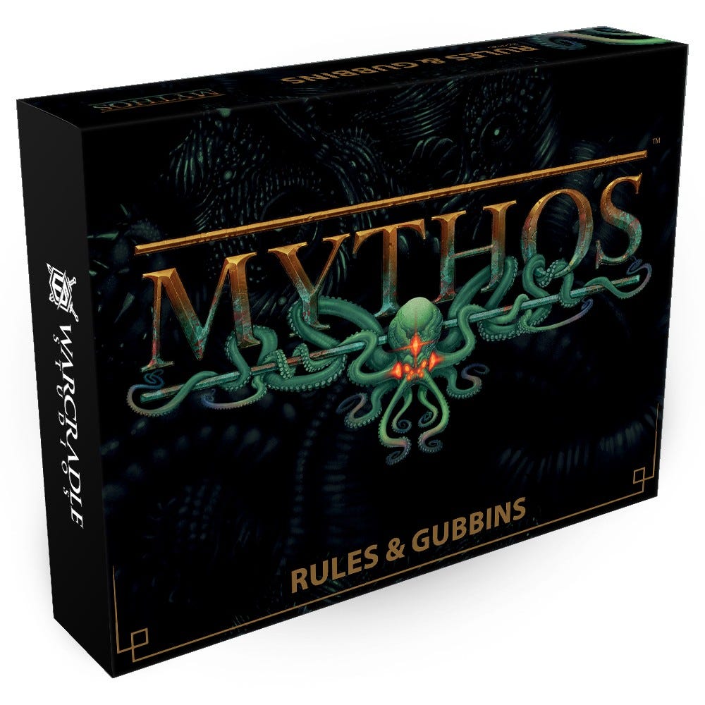 Mythos Rules and Gubbins Front of Box