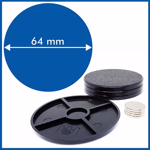 64mm base with magnets