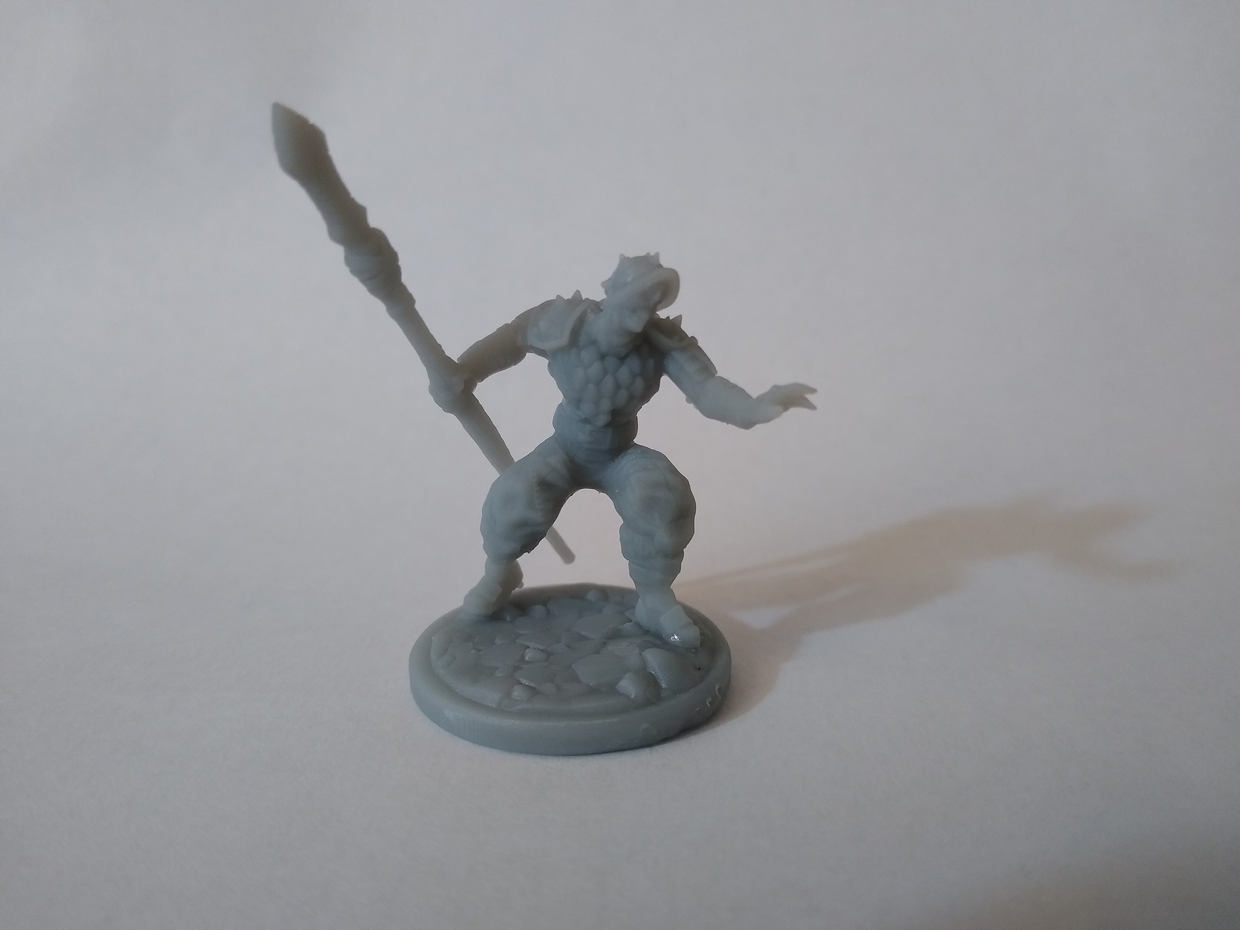 Print of Undead Spearman Front View
