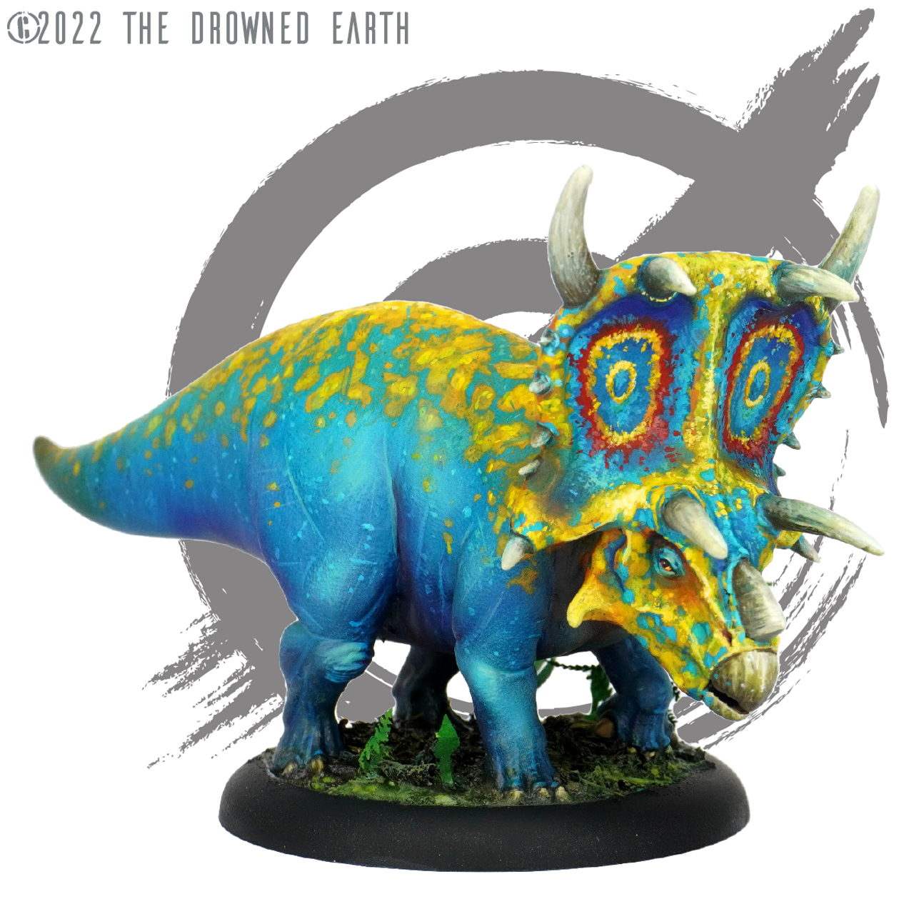 ceratops painted model