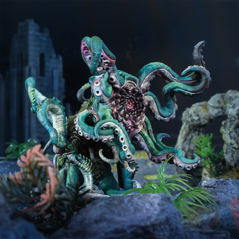 kraken painted model