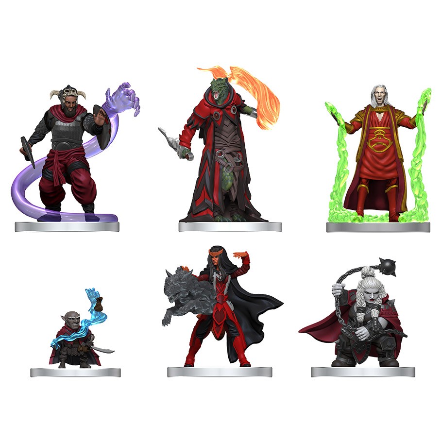 red wizards painted models