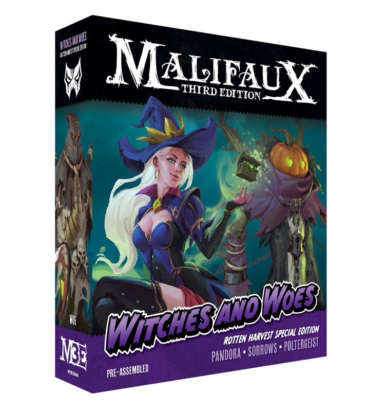 Witches and Woes front of box