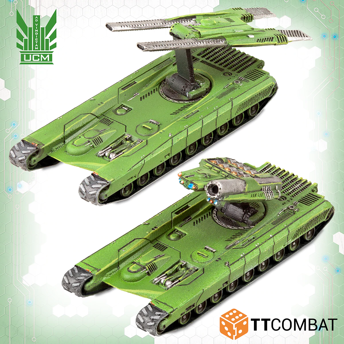 gladius heavy tank painted models