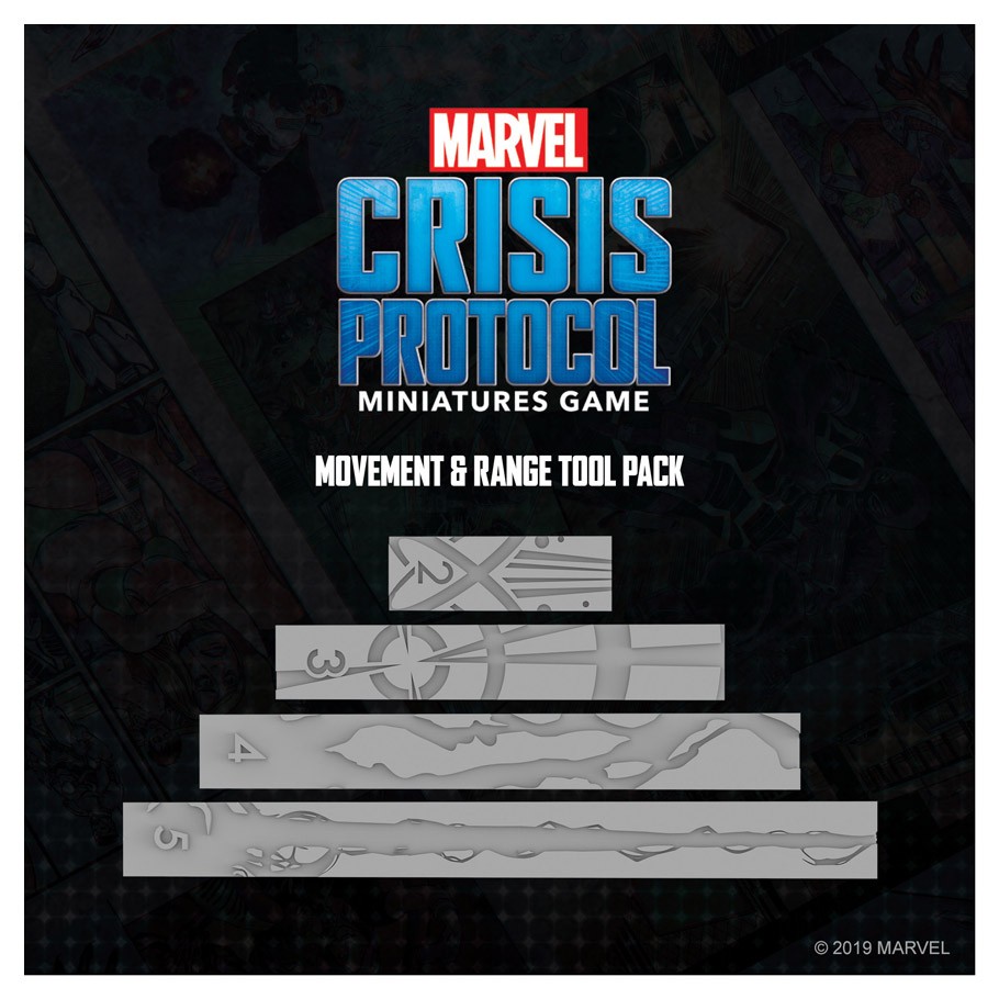 Package of marvel crisis protocol measurement tool