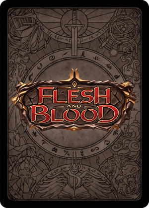 flesh and blood card back