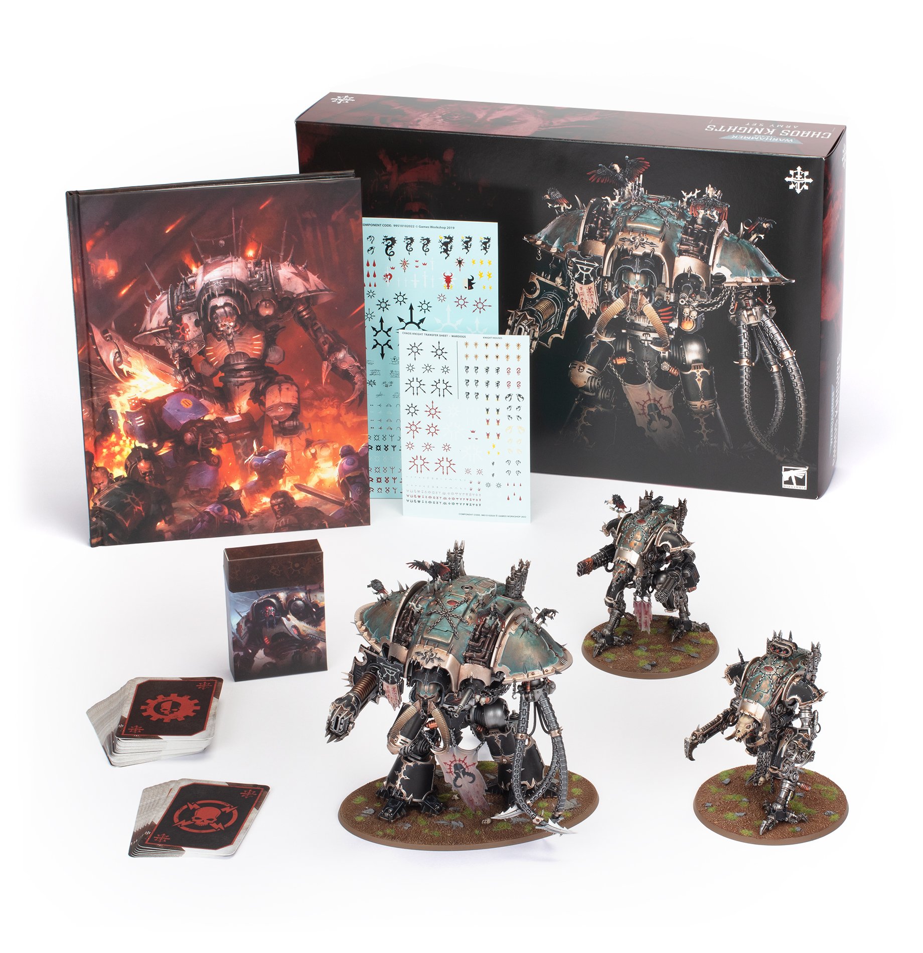 chaos knights army set contents