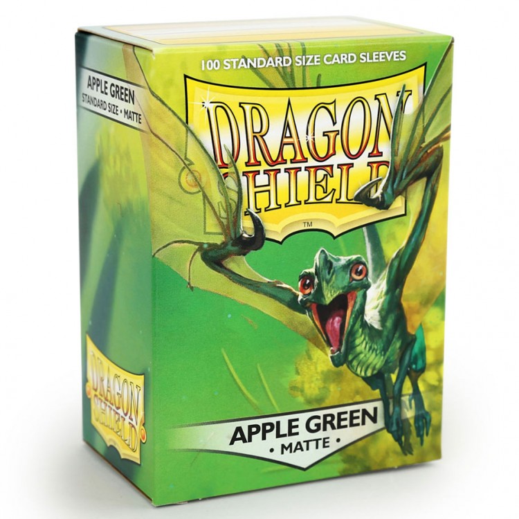 dragon shield apple green sleeves