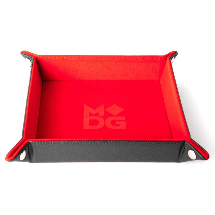 red dice tray