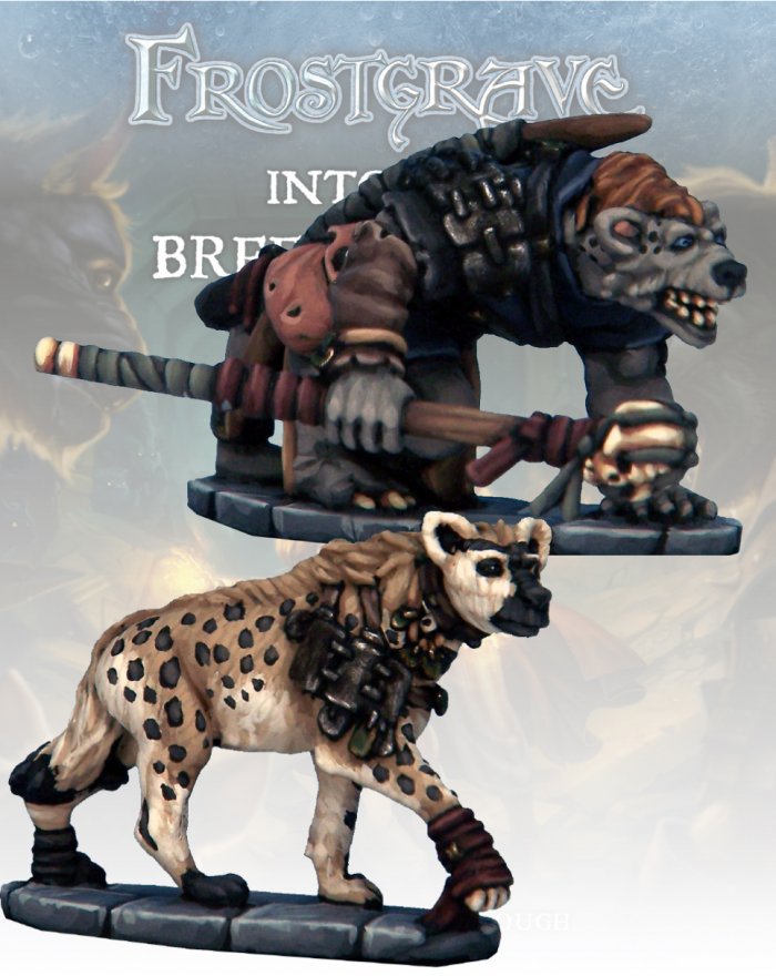 gnoll tracker and war hyena models