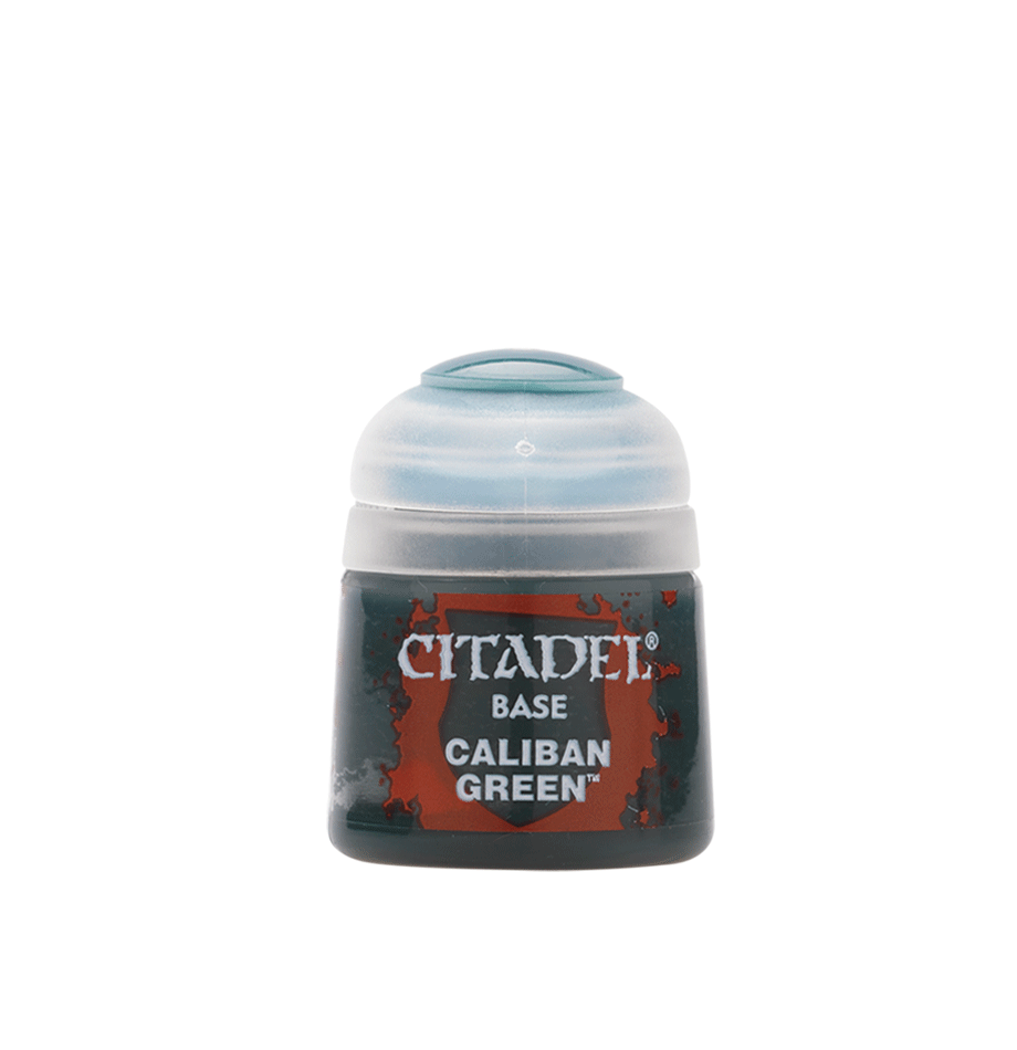 caliban green paint pot