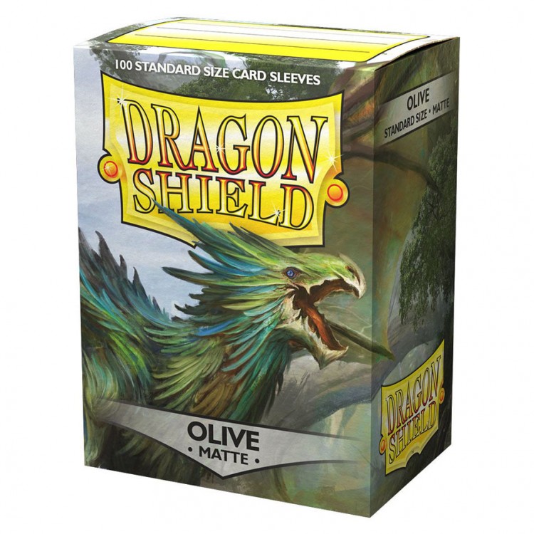 dragon shield olive sleeves