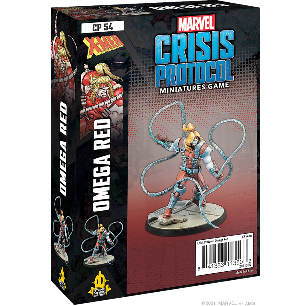 omega red front of box