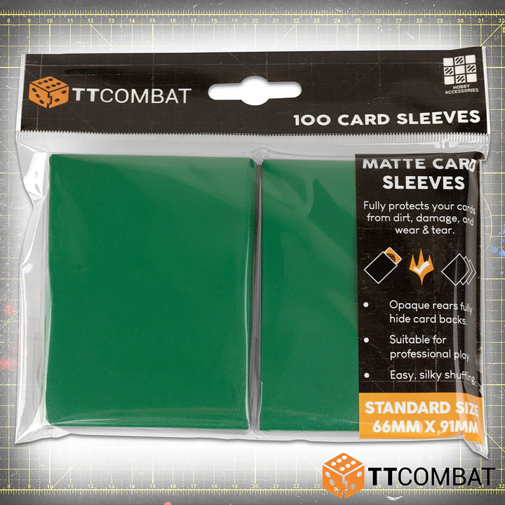 green card sleeves in pack